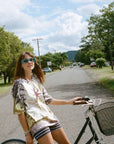Ciao Ciao Vacation Berry Striper Bike Short