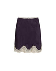 Spell Lasiandra Lace Mini Skirt Deep Violet Purple