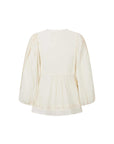 Spell Ines Boho Blouse Light Sand Cream