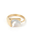 Arms of Eve Cleo Gold and Mother of Pearl Ring