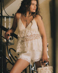 Spell Dubois Lace Short Pearl