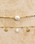 Wolfe Oceana Anklet Gold