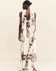 Shona Joy Marpessa Bias Maxi Dress With Scarf Berry White