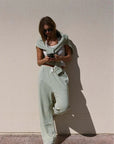 Zulu and Zephyr Fleece Sport Sweat Pant Eucalyptus