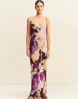 Shona Joy Gia Bias Maxi Dress Lilac Bloom