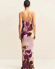 Shona Joy Gia Bias Maxi Dress Lilac Bloom