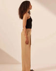 Shona Joy Eve Cross Front Top Black