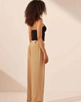 Shona Joy Eve Cross Front Top Black
