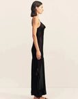 Shona Joy Edie Cowl Maxi Dress Black