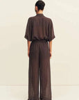 Shona Joy Maddox Drawstring Pant Ristretto Sky