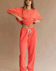 Araminta James Zip Ham Trackpant Coral