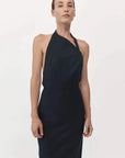 St. Agni Husdon Midi Dress Black