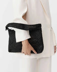 St Agni Macrame Shoulder Bag Black