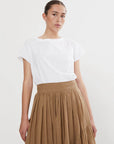 Rabens Saloner Adea Paper Jersey Raglan Tee White