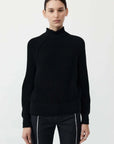 St Agni Split Sleeve Jumper Black