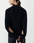 St Agni Split Sleeve Jumper Black