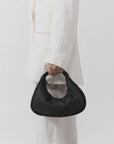 St Agni Woven Bon Bon Bag Black
