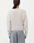 St Agni Wool Cashmere Blend Sweater Mist