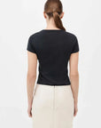 St Agni Organic Cotton Baby Tee Black