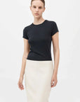 St Agni Organic Cotton Baby Tee Black