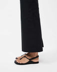 St Agni Woven Rope Sandal Black