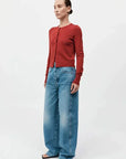 St Agni Mid Rise Balloon Jeans 90s Blue