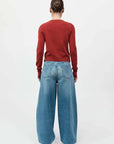 St Agni Mid Rise Balloon Jeans 90s Blue
