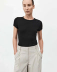 St Agni Organic Baby Tee Jet Black