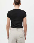 St Agni Organic Baby Tee Jet Black