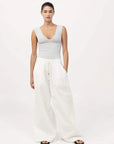 St Agni Relaxed Drawstring Pants White
