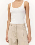 St Agni Organic Cotton Slim Scoop Tank