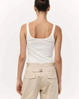 St Agni Organic Cotton Slim Scoop Tank