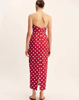 Posse Romeo Strapless Dress Polka Dot
