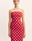 Posse Romeo Strapless Dress Polka Dot