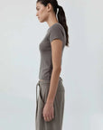 St Agni Organic Cotton Baby Tee Clay