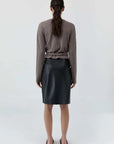 St Agni Cashmere Wrap Cardigan Vapor