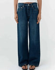 St Agni Classic Mid Rise Jeans Dark Indigo