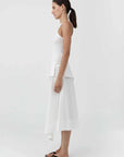 St Agni Organic Cotton Racer Singlet White