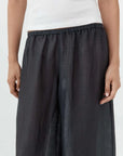 St Agni Check Relaxed Pants Iron Glaze