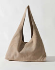 St Agni Suede Soft Bag Papyrus