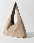 St Agni Suede Soft Bag Papyrus