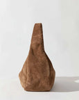 St Agni Suede Large Bon Bon Bag Toffee