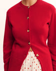 Posse Teresa Cardigan Strawberry