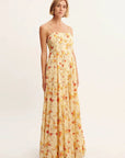 Posse Paloma Maxi Dress Citrus Floral