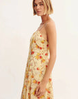 Posse Paloma Maxi Dress Citrus Floral