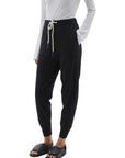 Bassike Compact Cotton Knit Pant Black