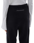 Bassike Compact Cotton Knit Pant Black