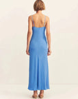 Shona Joy Pierce Cowl Neck Midi Dress Sonic Blue