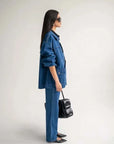 Wnsdy The Brooklyn Jacket Mid Blue