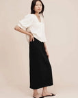 Posse Harvey Maxi Skirt Black